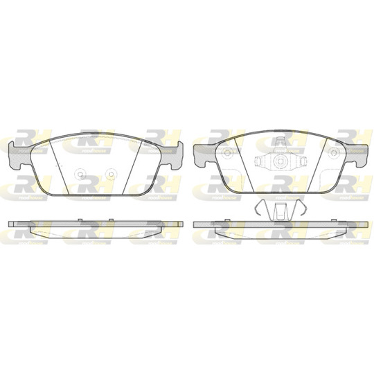 21510.10 - Brake Pad Set, disc brake 