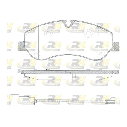 21520.02 - Brake Pad Set, disc brake 