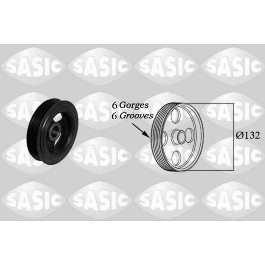 2156065 - Belt Pulley, crankshaft 