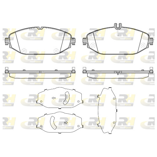 21618.00 - Brake Pad Set, disc brake 