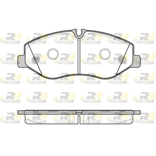 21623.00 - Brake Pad Set, disc brake 