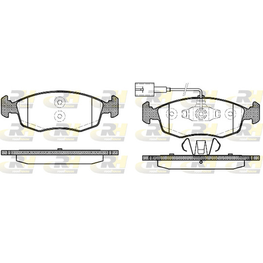 2172.52 - Brake Pad Set, disc brake 