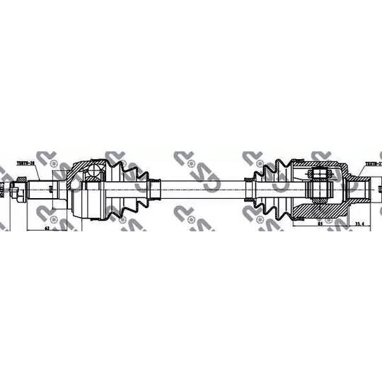 223077 - Drive Shaft 