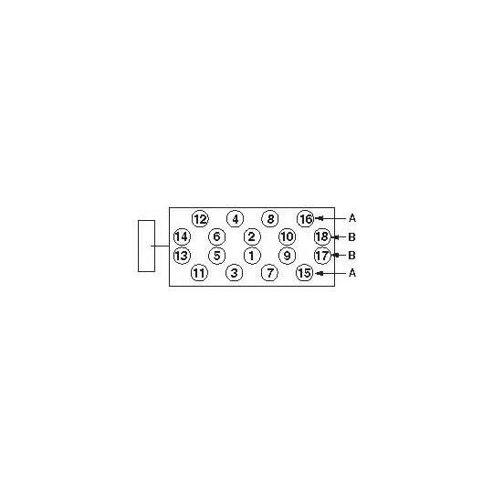 22-76008B - Bolt Kit, cylinder head 