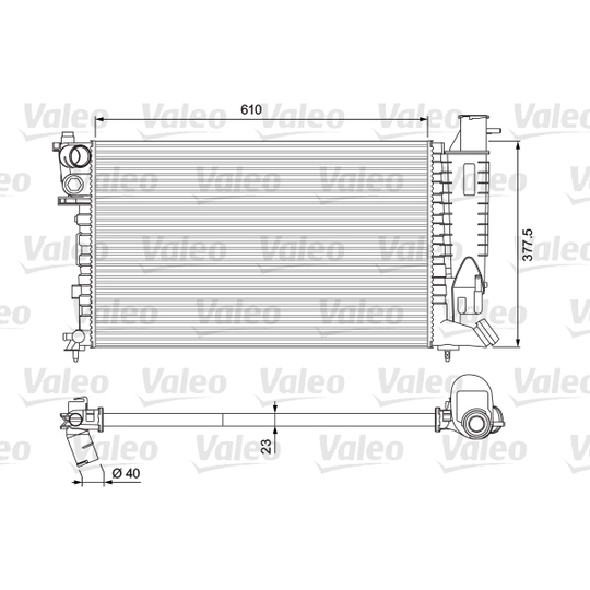 231010 - Radiator, engine cooling 