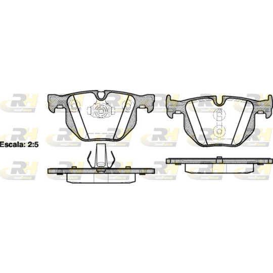 2381.61 - Brake Pad Set, disc brake 