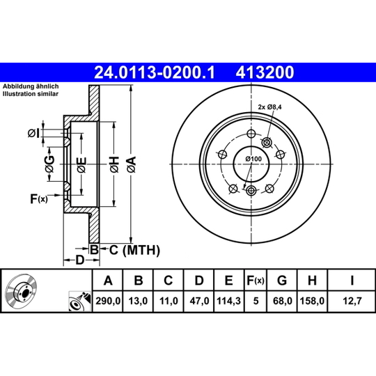 24.0113-0200.1 - Brake Disc 