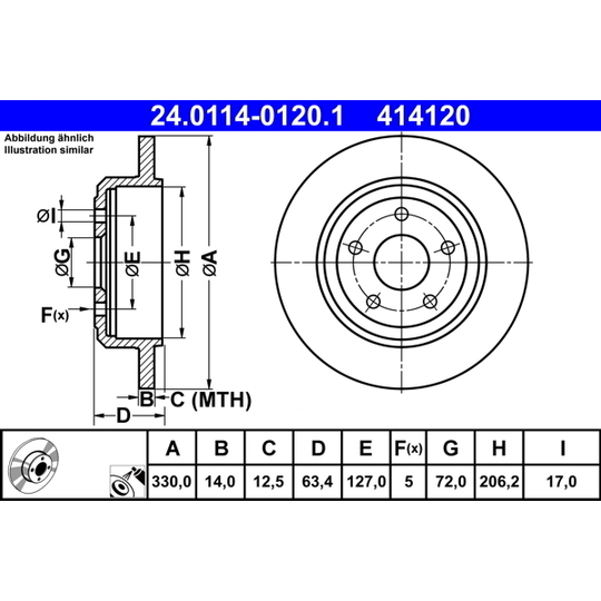 24.0114-0120.1 - Brake Disc 