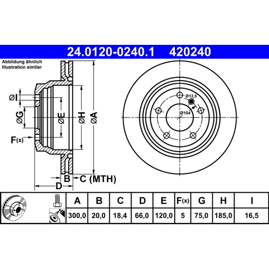 24.0120-0240.1 - Brake Disc 