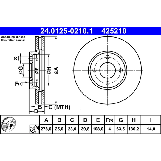 24.0125-0210.1 - Brake Disc 