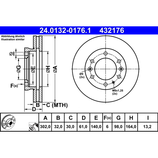 24.0132-0176.1 - Brake Disc 