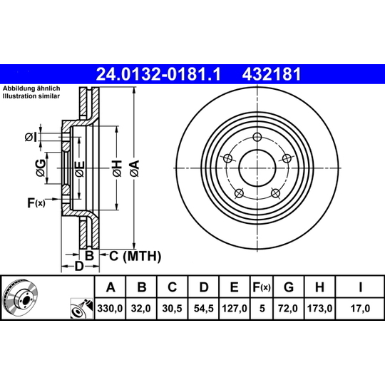 24.0132-0181.1 - Brake Disc 