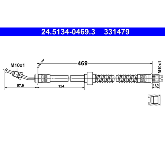 24.5134-0469.3 - Brake Hose 