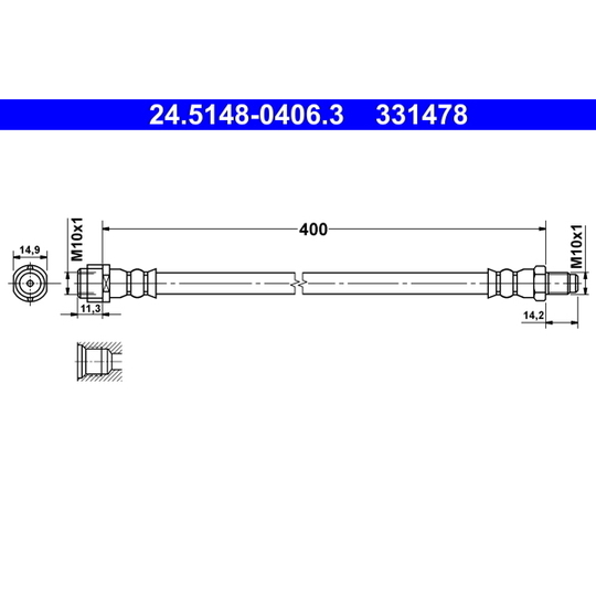 24.5148-0406.3 - Pidurivoolik 