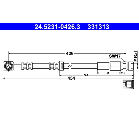 24.5231-0426.3 - Bromsslang 