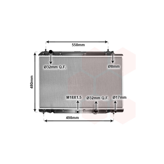 25002215 - Radiator, engine cooling 