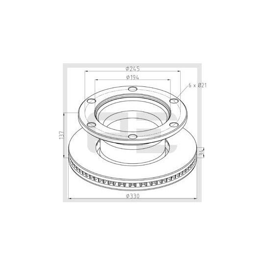 256.056-00A - Brake Disc 