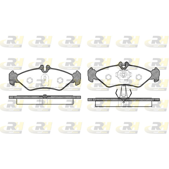 2579.00 - Brake Pad Set, disc brake 