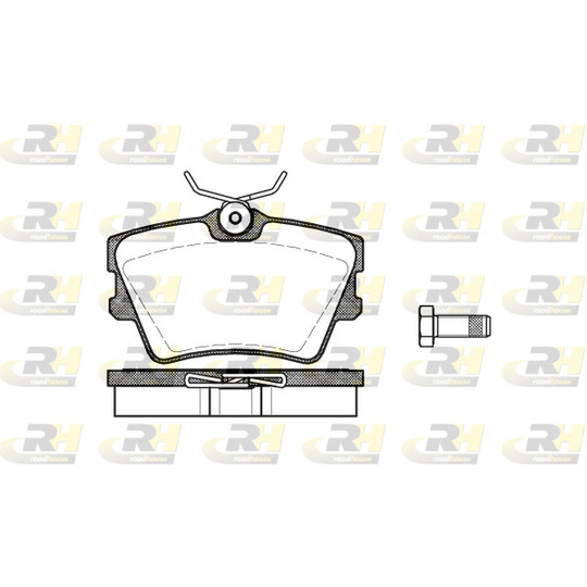 2591.00 - Brake Pad Set, disc brake 