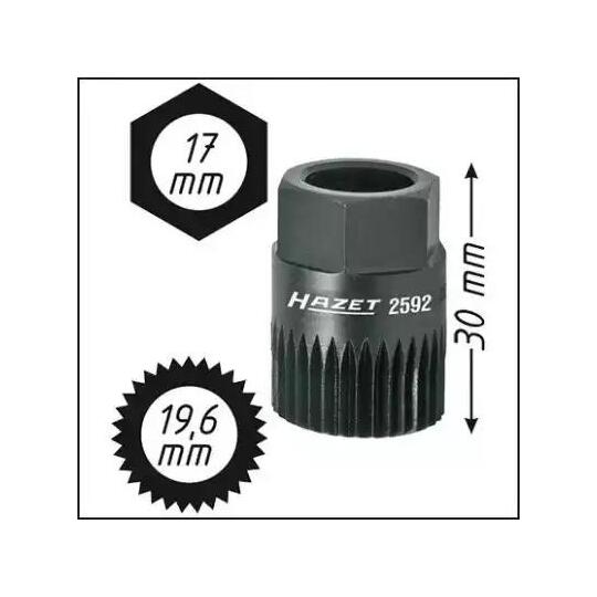 2592 - Holding Tool, belt pulley 