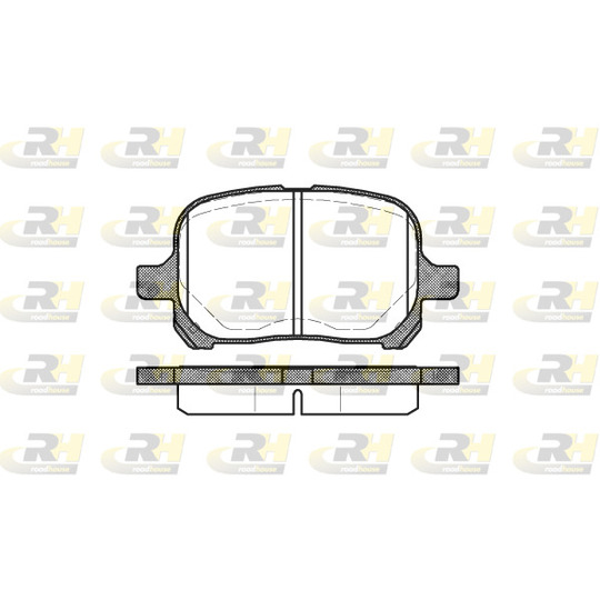 2621.00 - Brake Pad Set, disc brake 