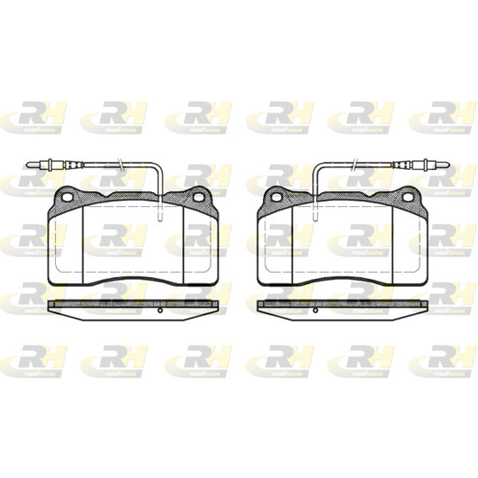 2666.14 - Brake Pad Set, disc brake 