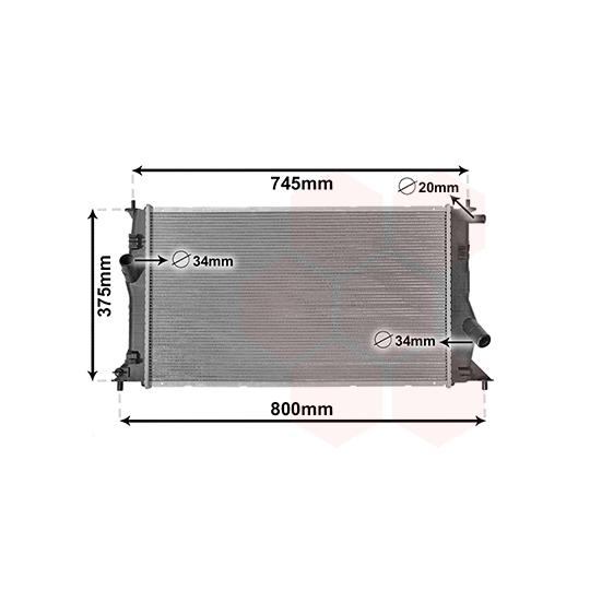 27002183 - Radiator, engine cooling 