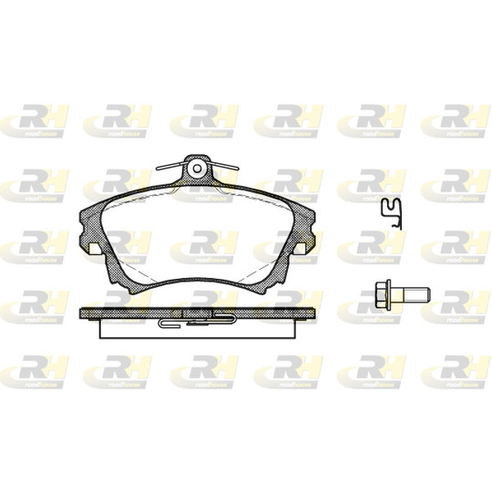 2708.02 - Brake Pad Set, disc brake 
