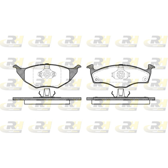 2718.00 - Brake Pad Set, disc brake 