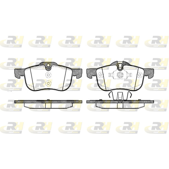 2719.00 - Brake Pad Set, disc brake 