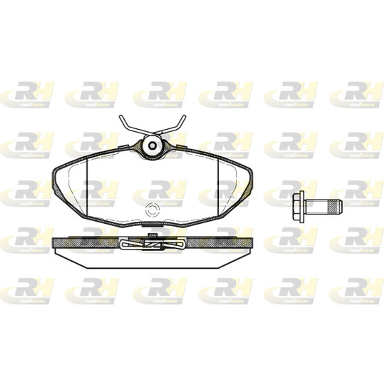 2732.00 - Brake Pad Set, disc brake 