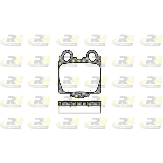 2743.04 - Brake Pad Set, disc brake 