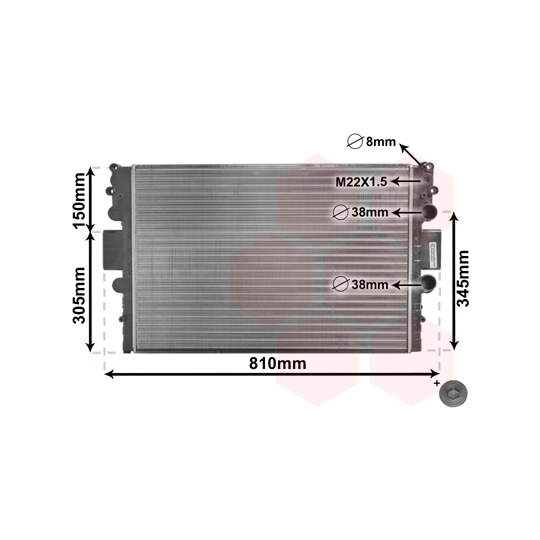 Radiator, engine cooling