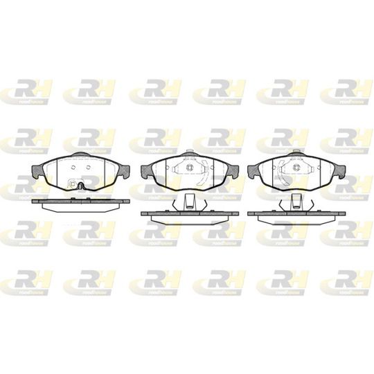 2812.02 - Brake Pad Set, disc brake 