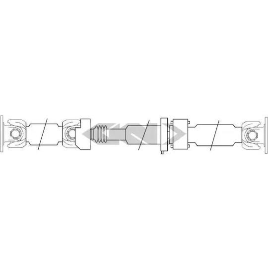 28200 - Propshaft, axle drive 