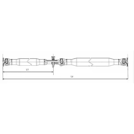 28205 - Propshaft, axle drive 