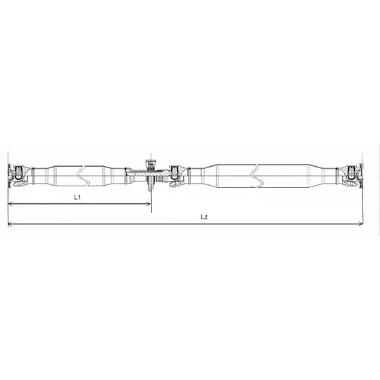 28208 - Propshaft, axle drive 
