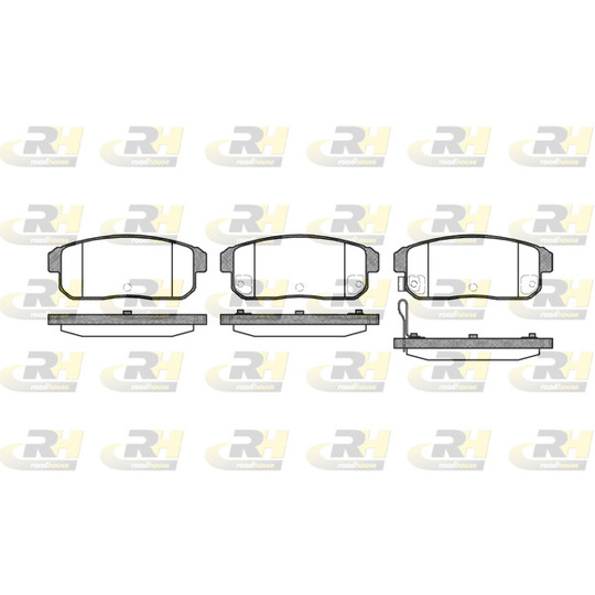 2883.11 - Brake Pad Set, disc brake 