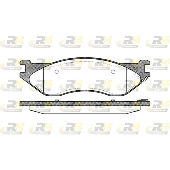 2887.04 - Brake Pad Set, disc brake 