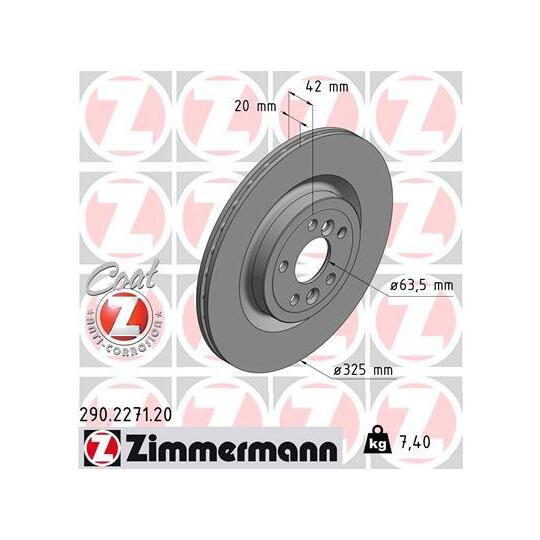 290.2271.20 - Brake Disc 