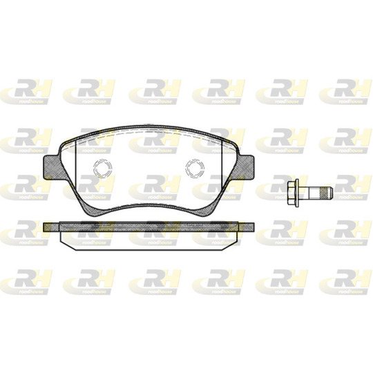 2976.00 - Brake Pad Set, disc brake 