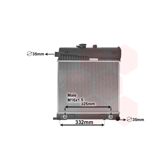 30002150 - Radiator, engine cooling 