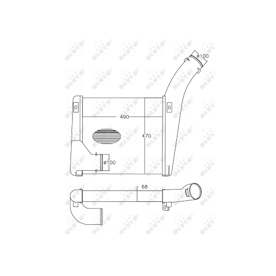 30551 - Kompressoriõhu radiaator 