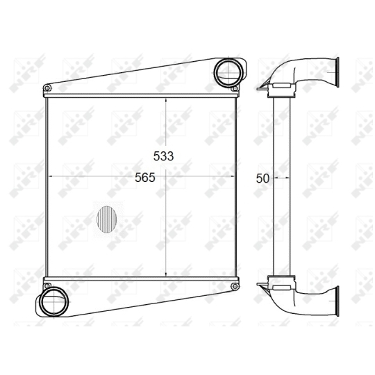 30555 - Intercooler, charger 