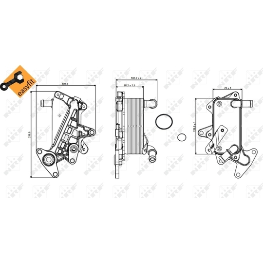 31357 - Õliradiaator, mootoriõli 