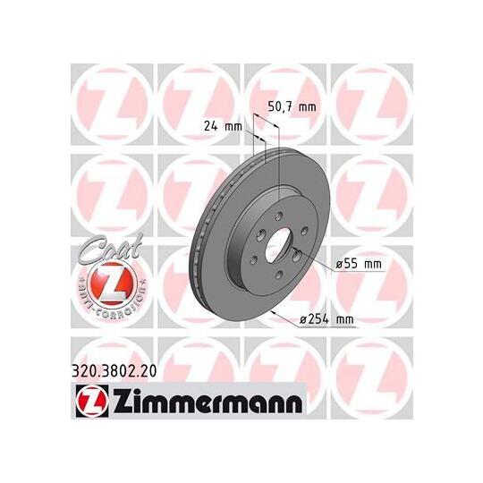 320.3802.20 - Brake Disc 