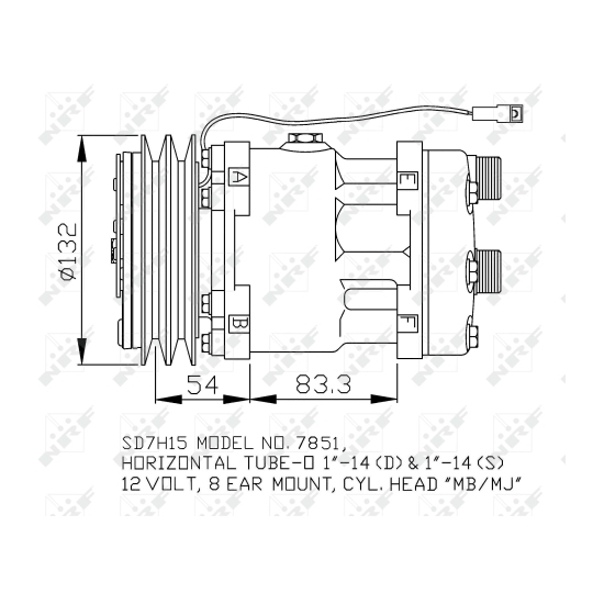 32757 - Compressor, air conditioning 