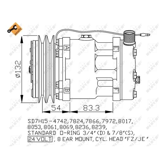 32769 - Kompressori, ilmastointilaite 