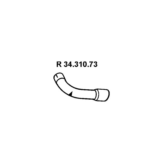 34.310.73 - Exhaust pipe 