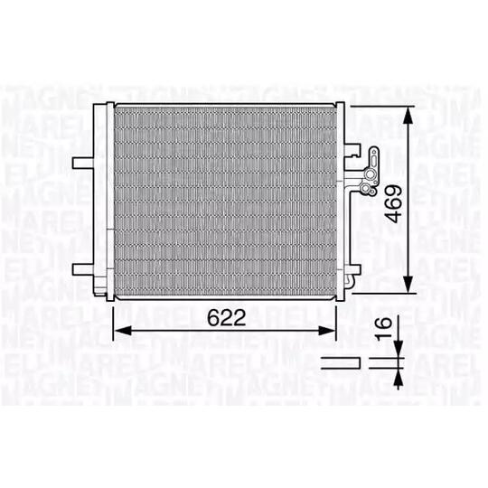 350203645000 - Condenser, air conditioning 